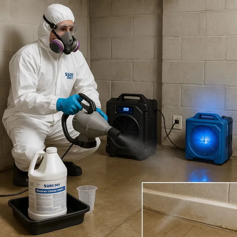 Sanitization and Odor Removal process in Poydras, LA