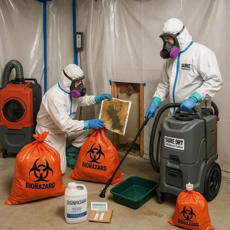 Contaminated Water Handling Protocols process in Poydras, LA